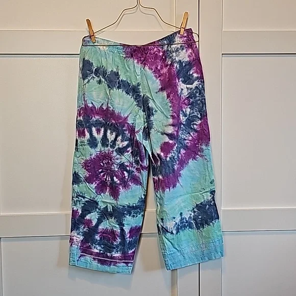 Tie dye Capri pants size L - Picture 2 of 5